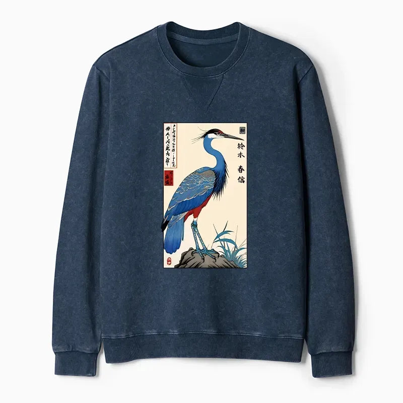 Washed Terry Sweatshirt for Daily Wear