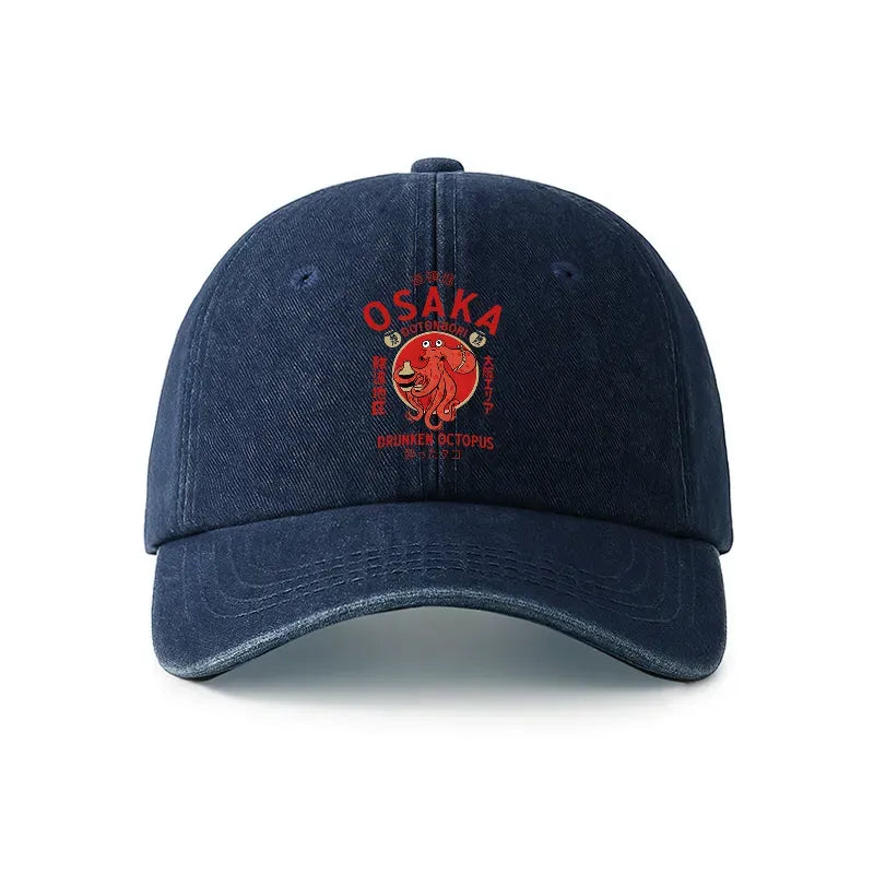 Drunken Octopus Japan cap for streetwear