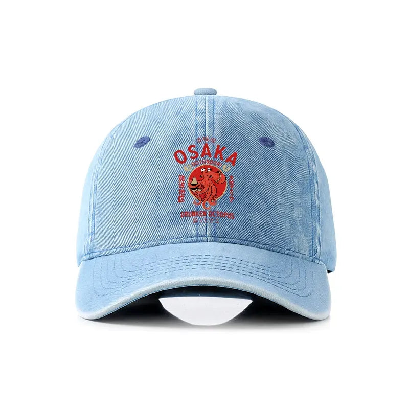 Unisex adjustable cotton cap for summer