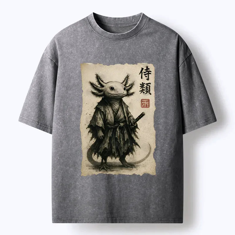 Ukiyo-e Samurai T-Shirt Daily Wear