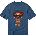 classic Kyoto lion skull tee for men
