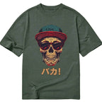 Kyoto-Lion Fashion Skull Japanese Classic T-Shirt