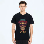 Kyoto-Lion Fashion Skull Japanese Classic T-Shirt