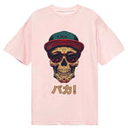 skull Japanese streetwear t-shirt best seller