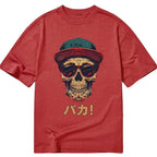 skull Japanese streetwear t-shirt best seller