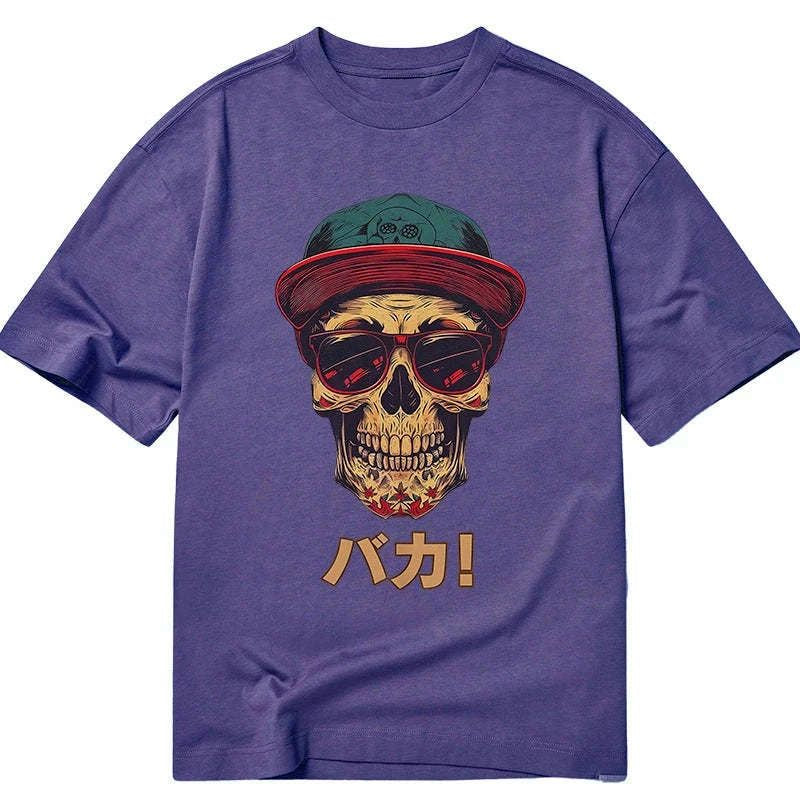Japanese skull t-shirt for daily wear