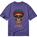 Japanese skull t-shirt for daily wear