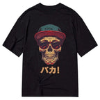 Japanese skull t-shirt for daily wear