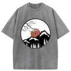 Vintage Japanese Records T-Shirt for Streetwear