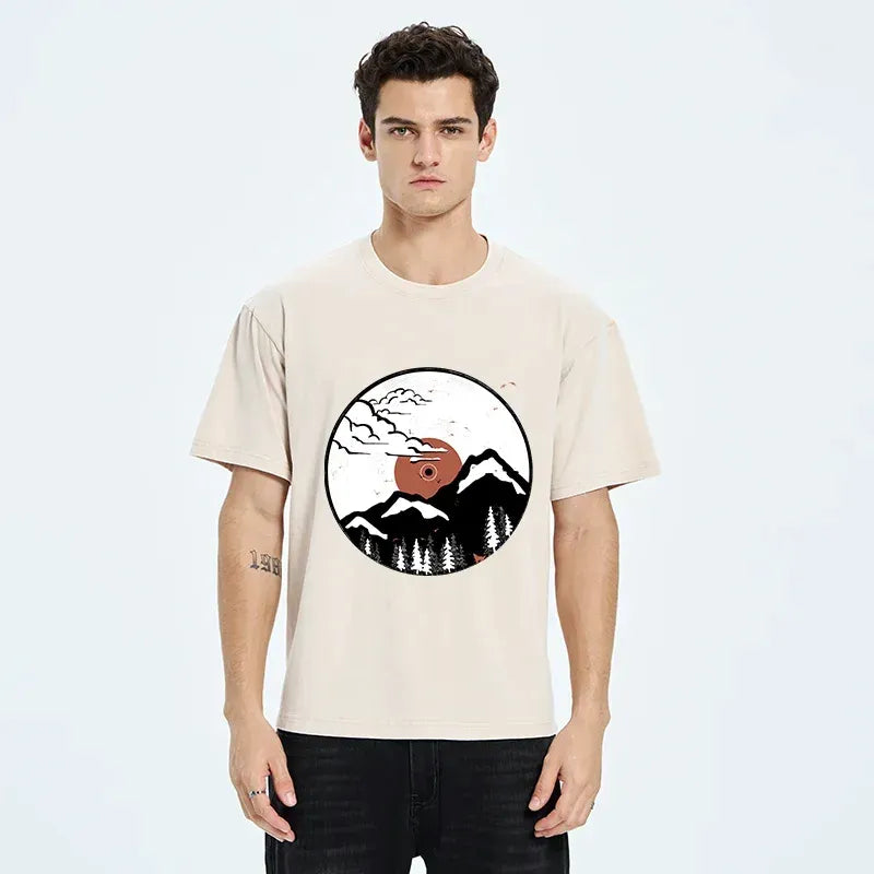 Kyoto-Lion Retro T-Shirt On Sale