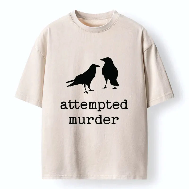 Vintage Crow T-Shirt for Streetwear