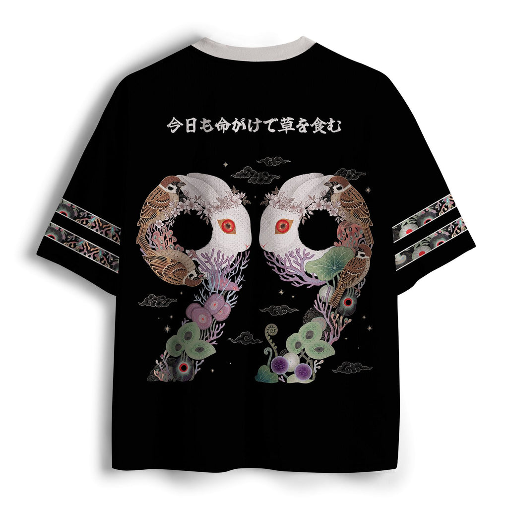 Trendy Rabbit Eating Grass Shirt