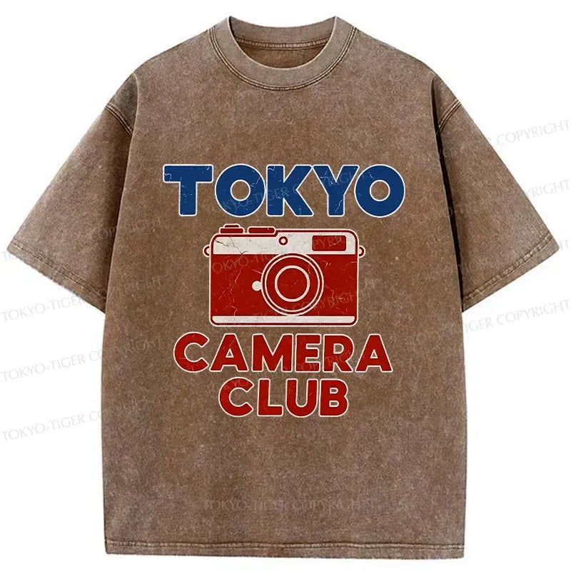 Kyoto-Lion Tokyo Camera Washed T-Shirt