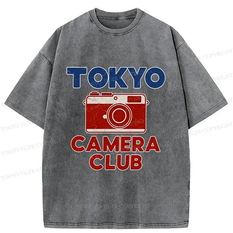 Kyoto-Lion Tokyo Camera Washed T-Shirt