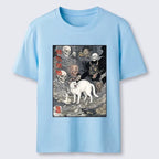 Kyoto-Lion Spooky Japanese Ghost Cat Ukiyo Art Classic T-Shirt