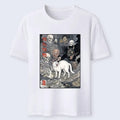 Kyoto-Lion Spooky Japanese Ghost Cat Ukiyo Art Classic T-Shirt