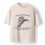 Kyoto-Lion Life Out Of Control Washed T-Shirt