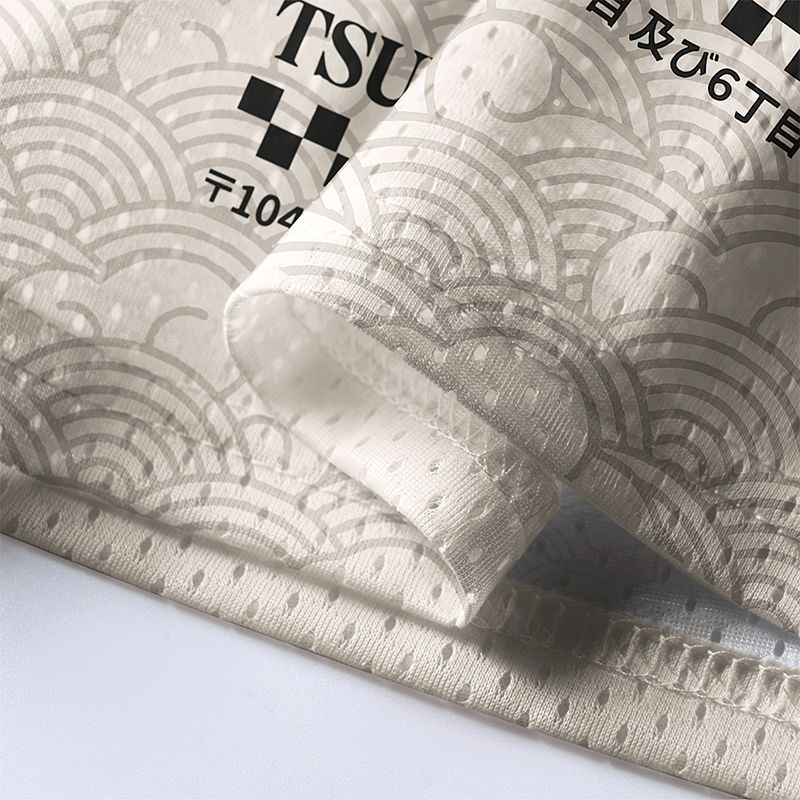 comfortable japanese style mesh jersey for travel