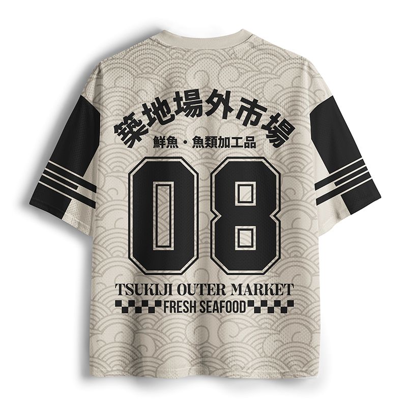 breathable unisex mesh jersey for daily wear