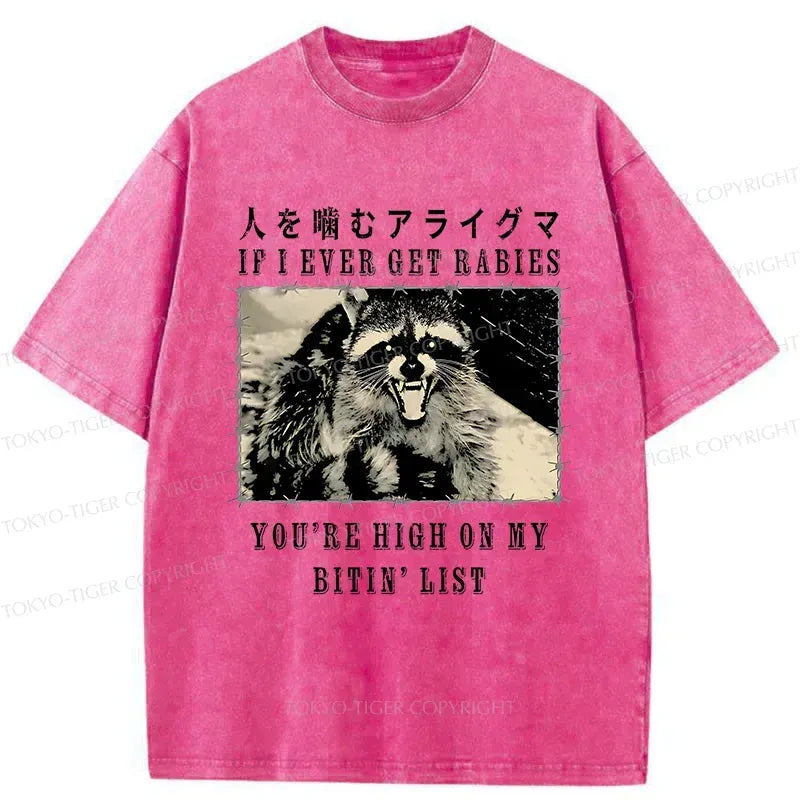 Japanese Vintage Washed T-Shirt for Men