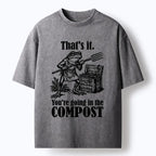 Kyoto-Lion Frog¡¯s Compost Threat Washed T-Shirt
