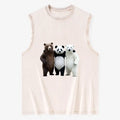 Washed Japanese Three Bears Tank Top