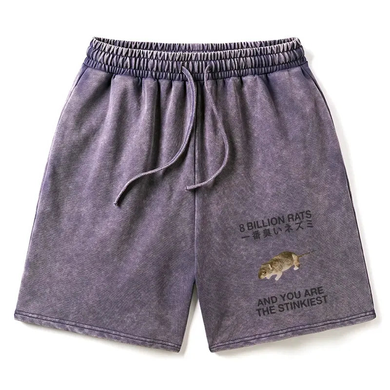 Kyoto-Lion World's Stinkiest Rat Washed Shorts