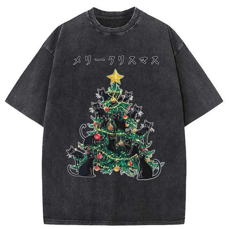 Kyoto Lion Meowy Christmas T-Shirt