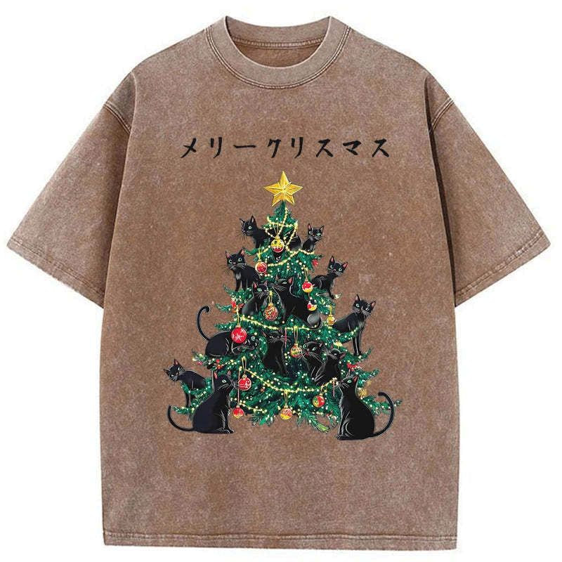 Kyoto Lion Meowy Christmas T-Shirt