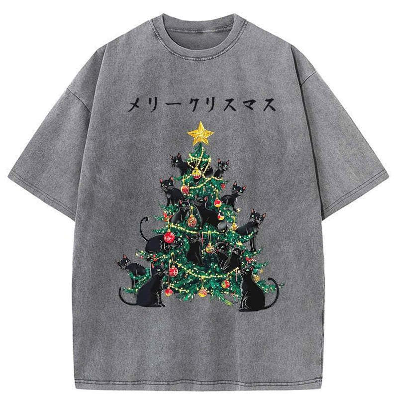 Kyoto Lion Meowy Christmas T-Shirt