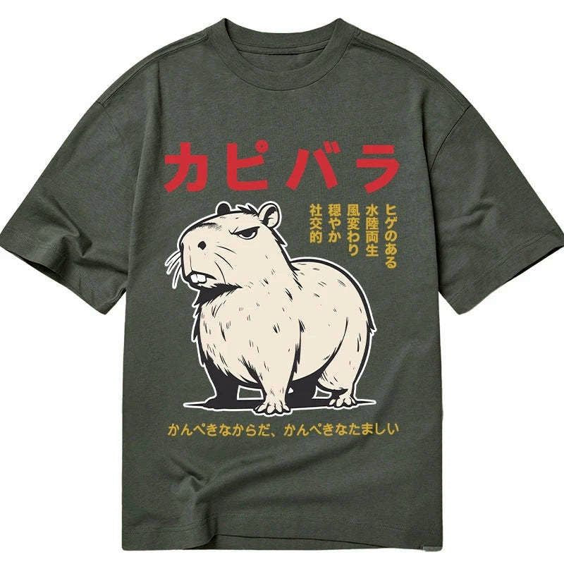 kyoto lion capybara tee for daily wear