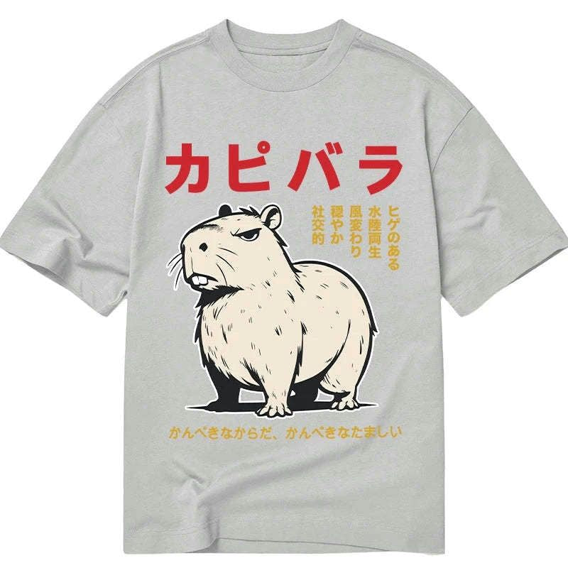 best seller japanese capybara streetwear t-shirt