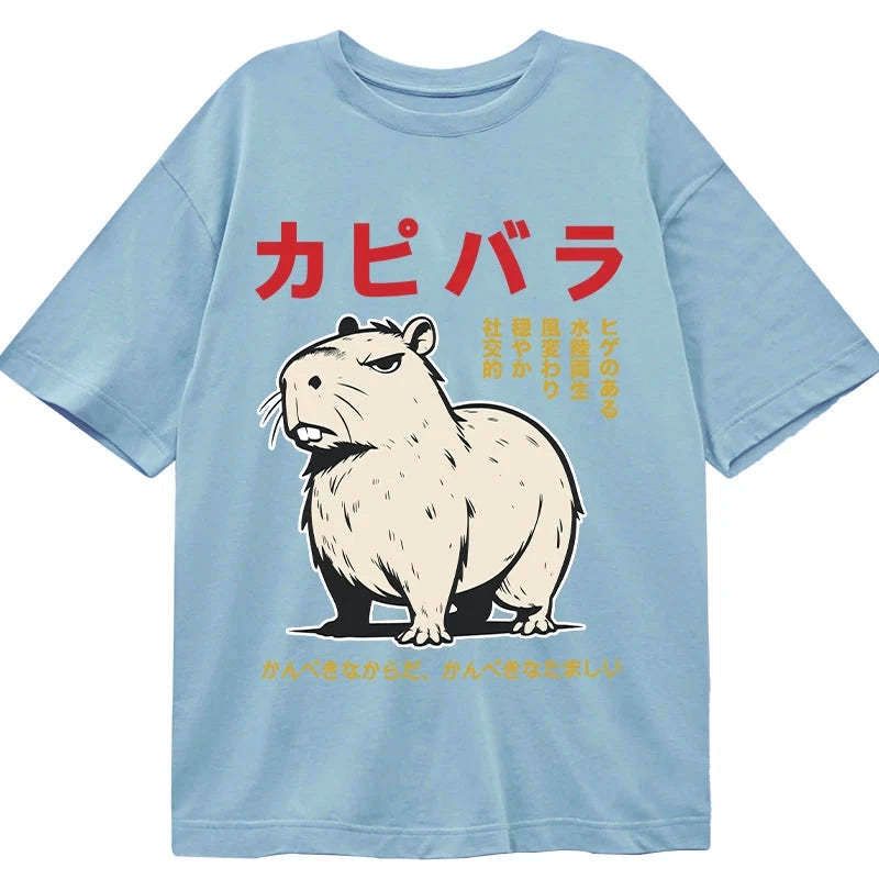 kyoto lion capybara tee for daily wear