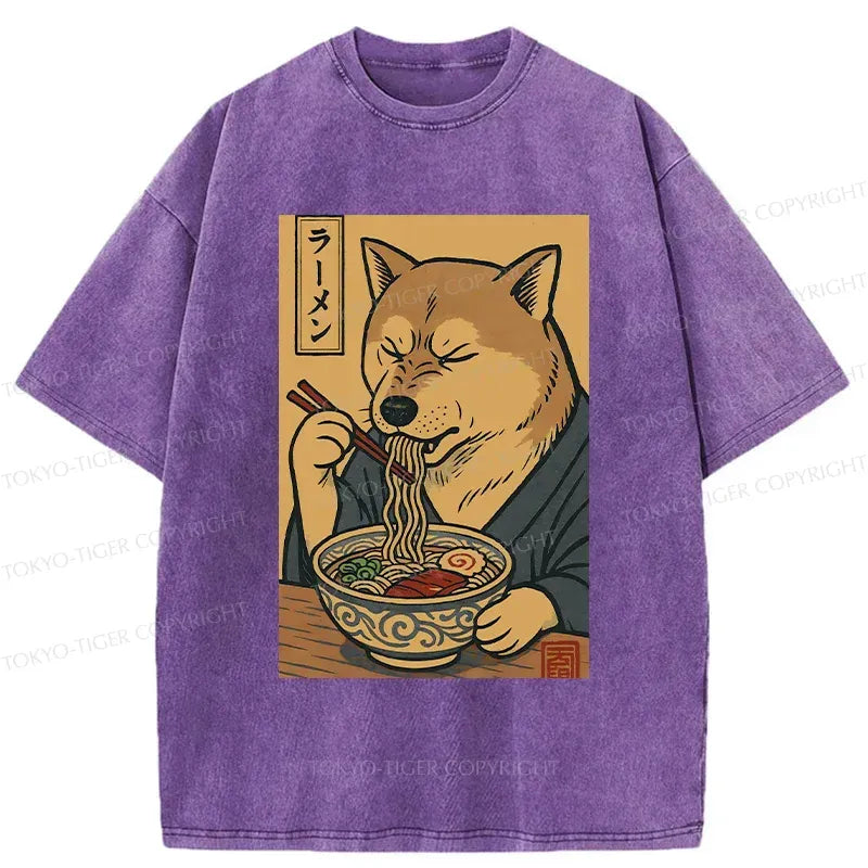 Japanese vintage washed t-shirt for streetwear