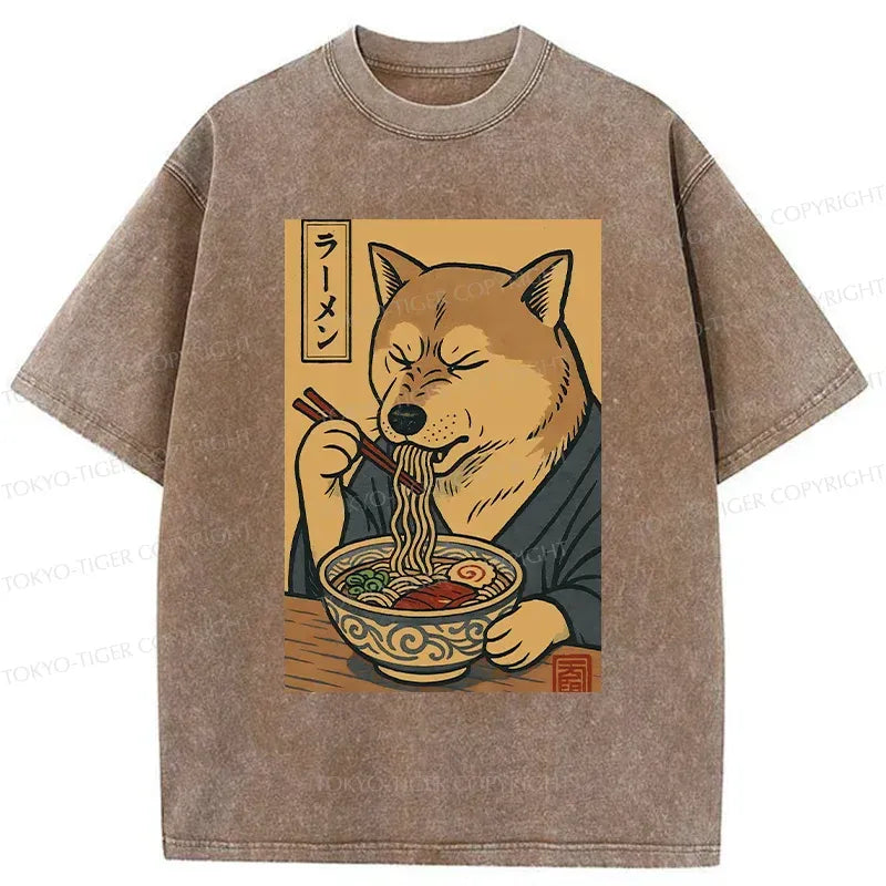 Japanese vintage washed t-shirt for streetwear