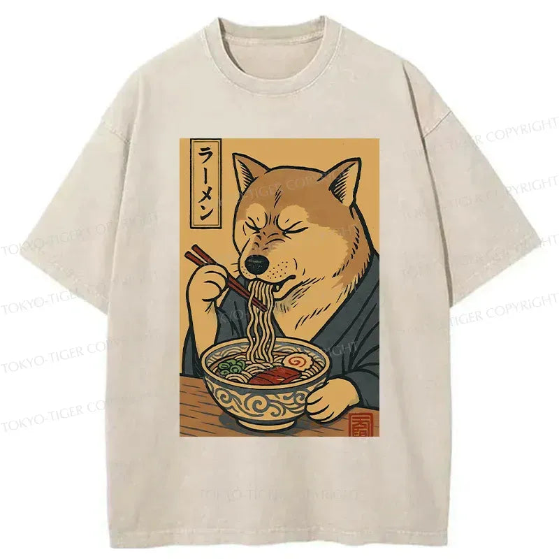 Japanese vintage washed t-shirt for streetwear