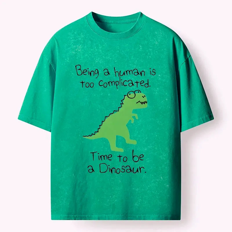 Japanese washed t-shirt for daily wear