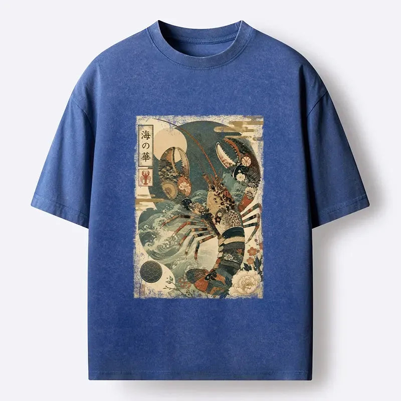Ukiyo-e style unisex cotton t-shirt