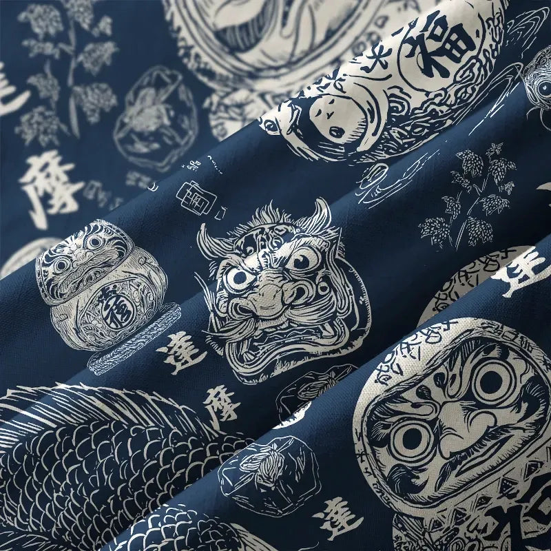 Kyoto Lion Daruma Shirt for Gift Idea