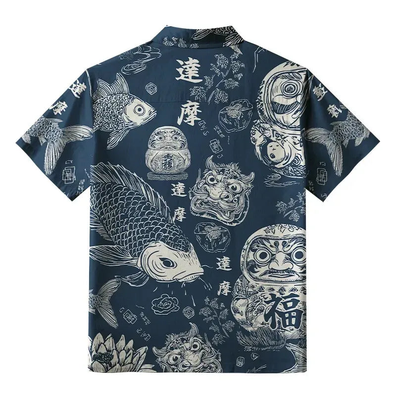 Kyoto Lion Daruma Shirt for Gift Idea