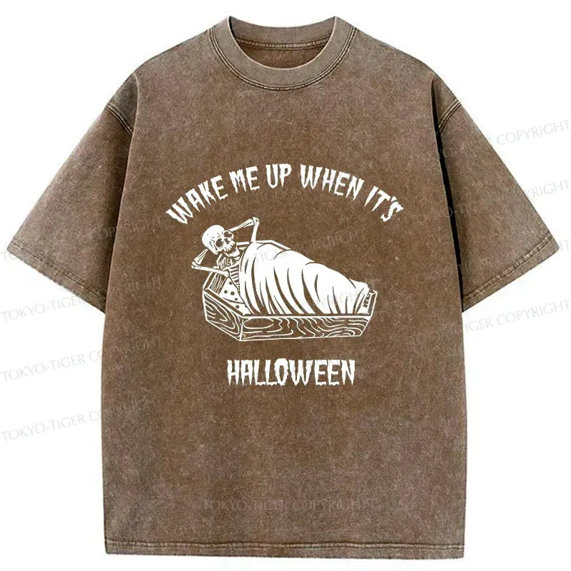 Kyoto-Lion Wake Me Up Washed T-Shirt
