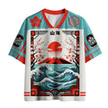 Kyoto-Lion Mountains Seas Cherry Blossoms Mesh Jersey