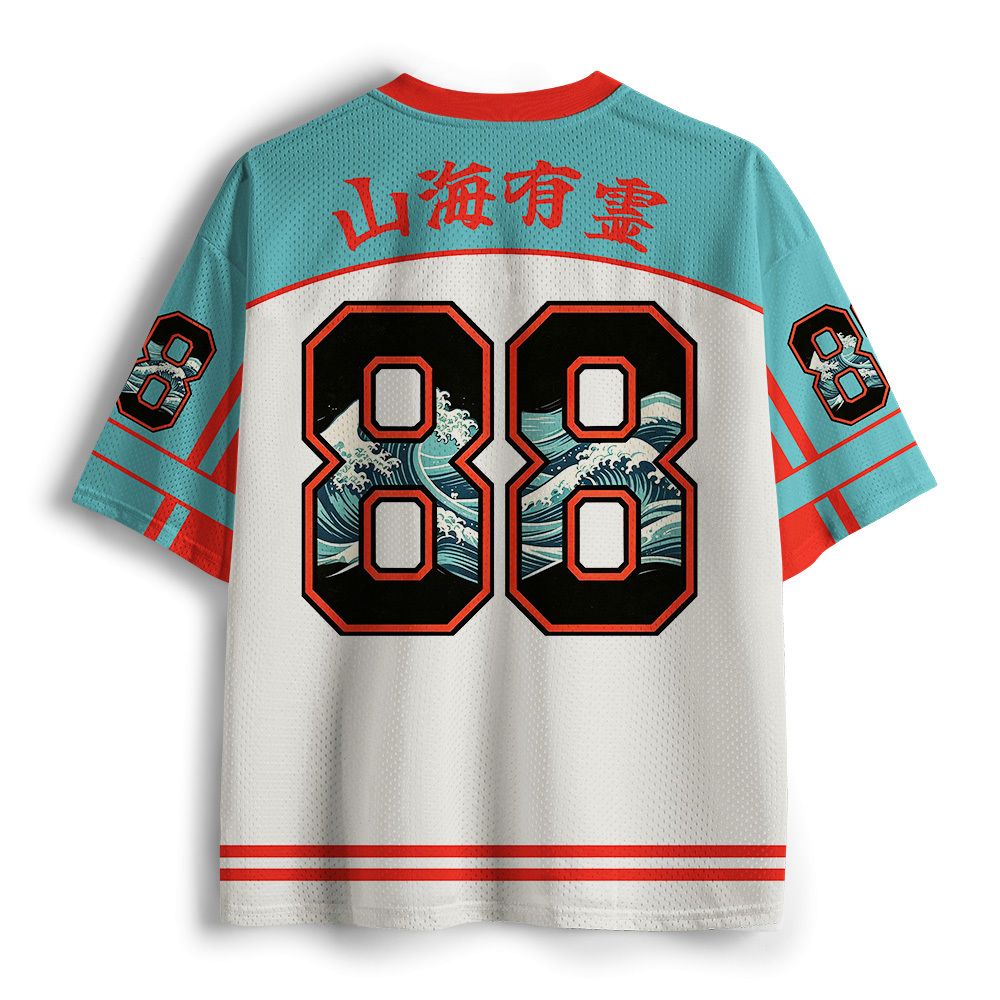 Cherry Blossoms Mesh Jersey for Summer