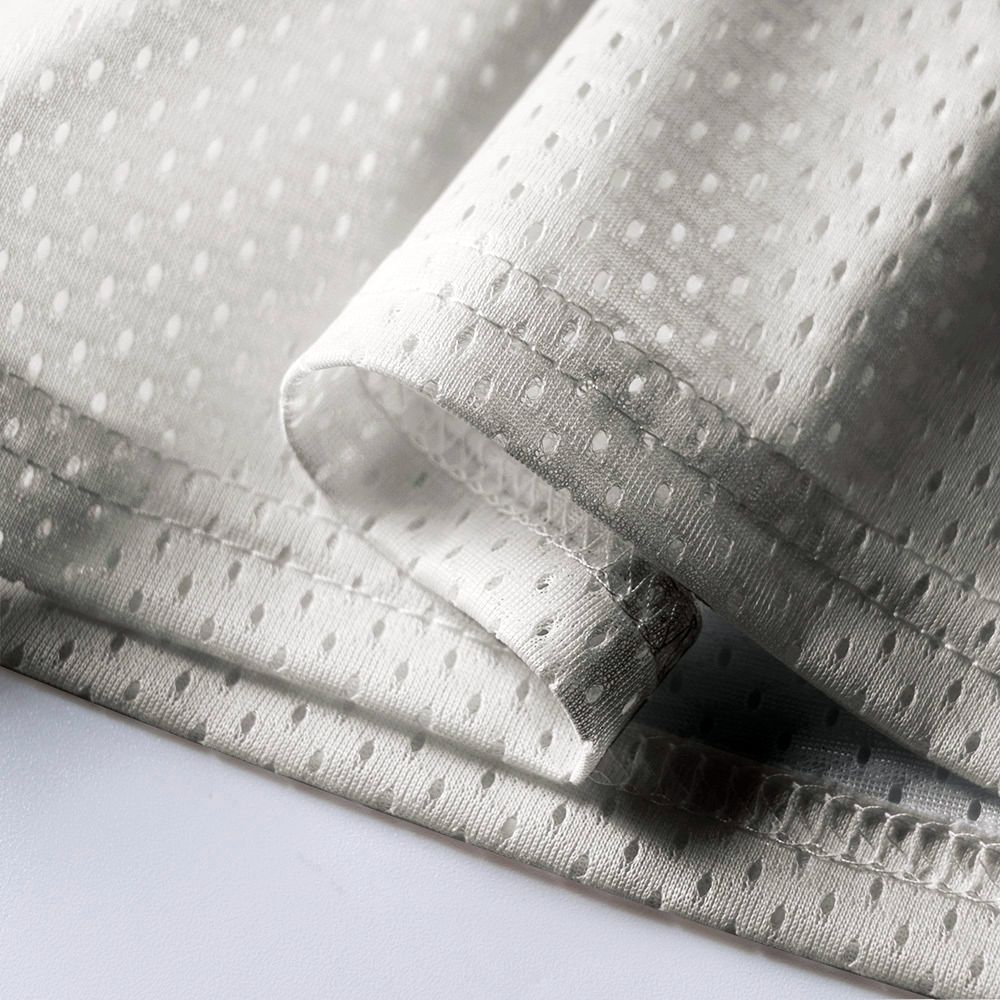 Breathable Mesh Jersey with Cherry Blossoms