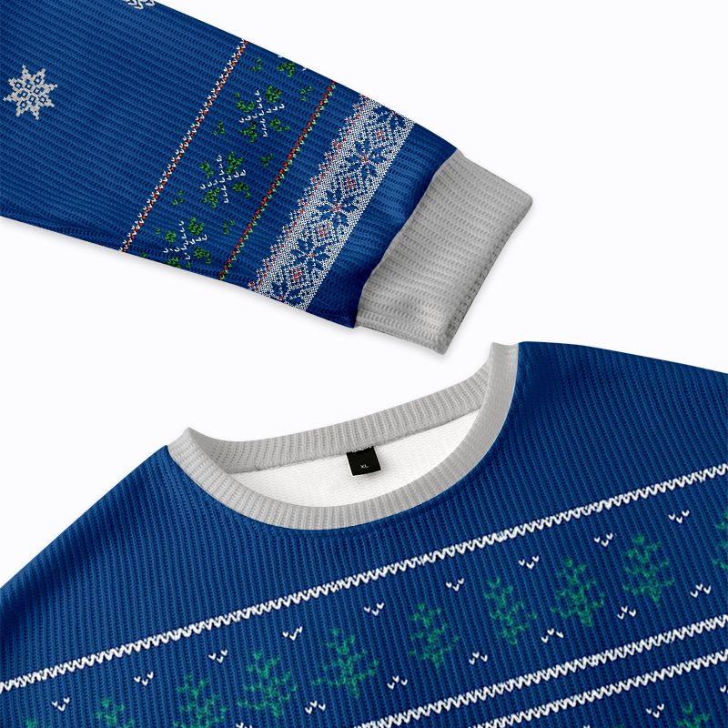overstimulated festive christmas sweatshirt for holiday party