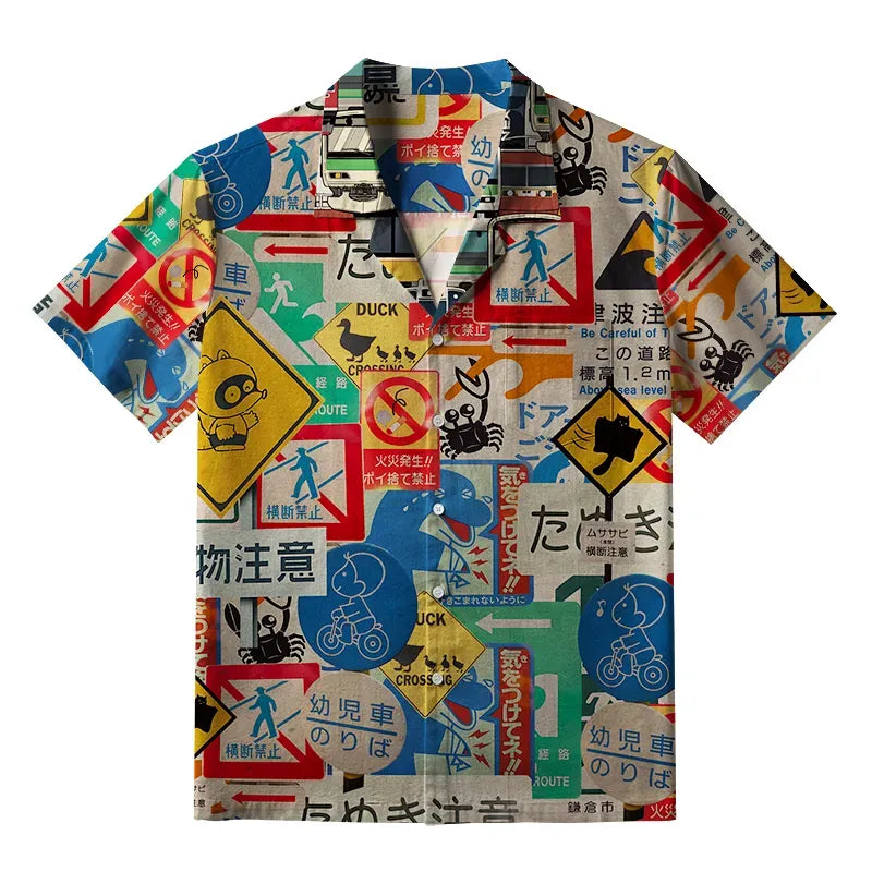 Kyoto Lion Aloha Shirt for Anime Convention