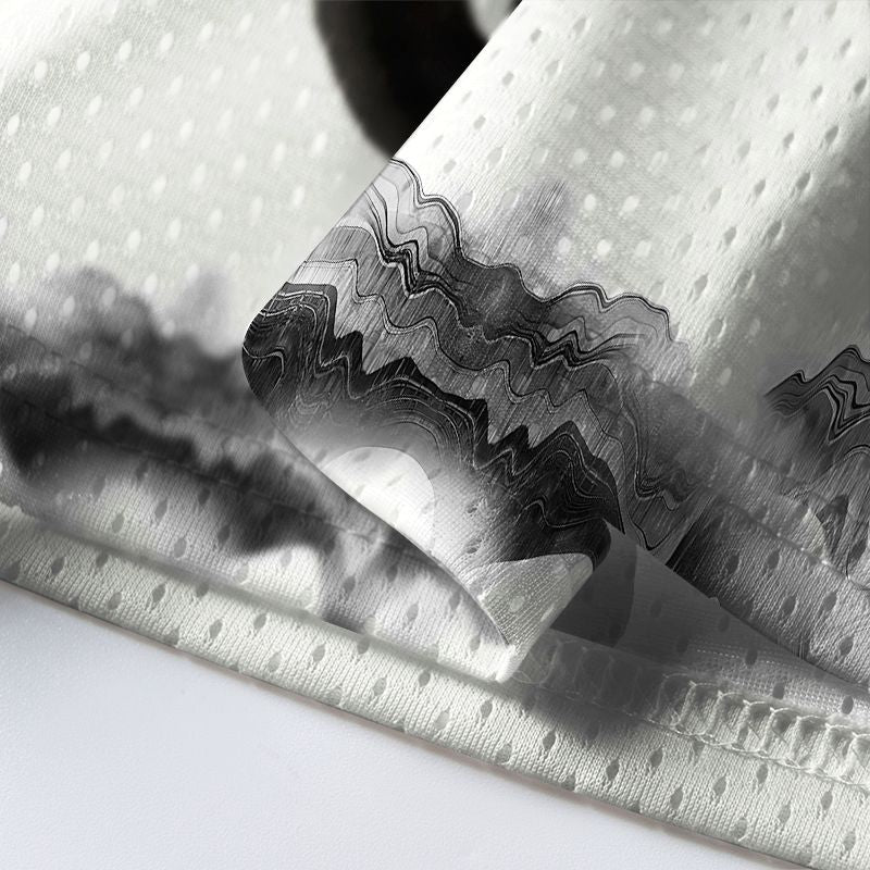Japanese Ink Cat Mesh Jersey