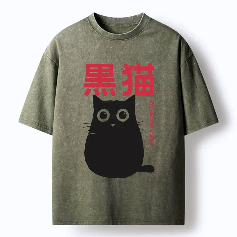 Black Cat Unisex T-Shirt with Free Shipping