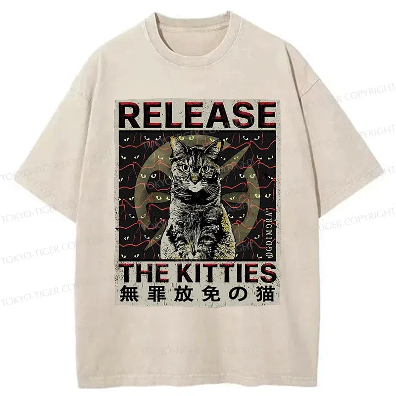 Vintage Cat T-Shirt Free Shipping