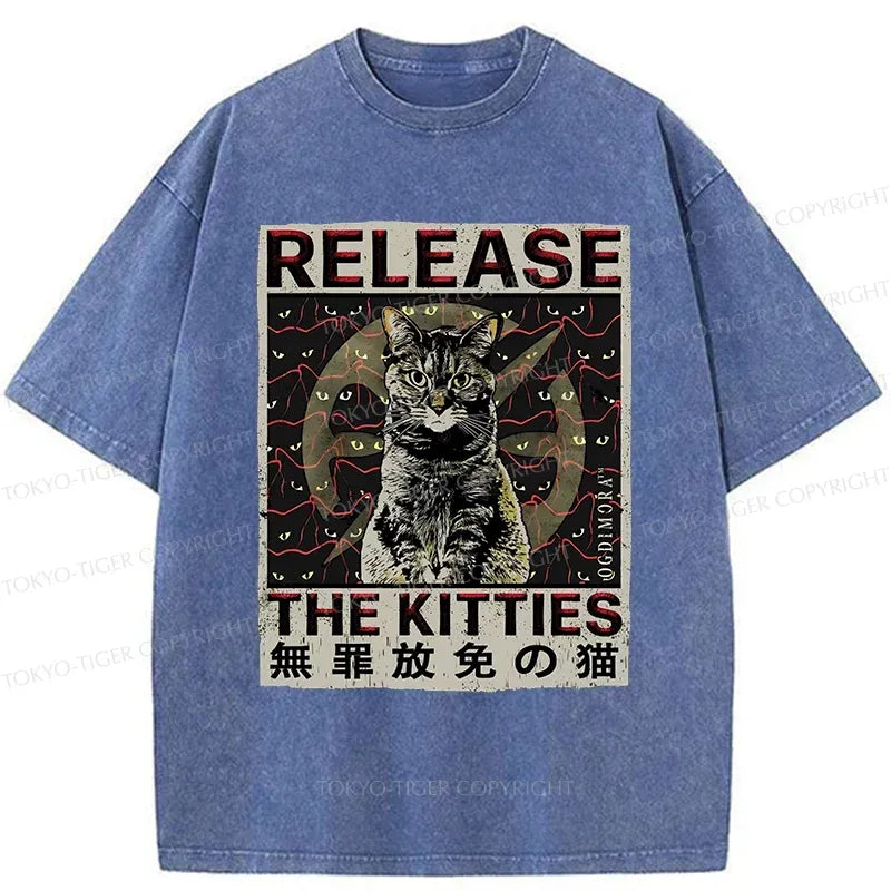 Vintage Cat T-Shirt Free Shipping